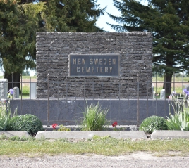 New Sweden Cemetery Sitemap